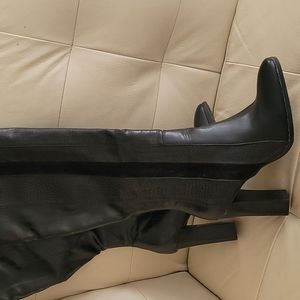 Worn once knee high boots